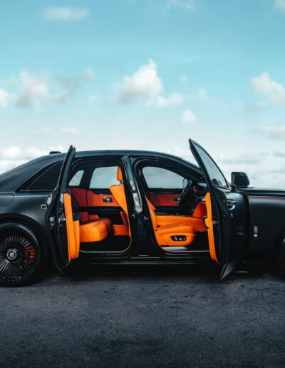 2022 Rolls-Royce Ghost exotic car rental at Wynwood Art Walls, Miami